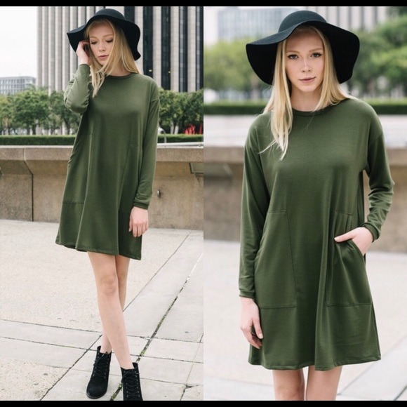 Caracole Grey Long-sleeve Dress. - Picture 5 of 5